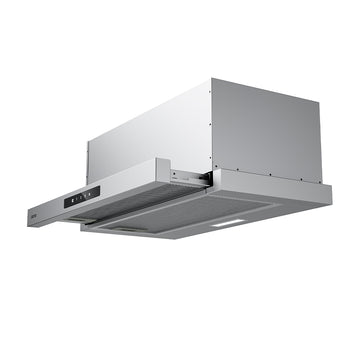 Ciarra Hotte Télescopique 60cm Encastrable Classe A+, Tactile, LED CBCS6909A-OW